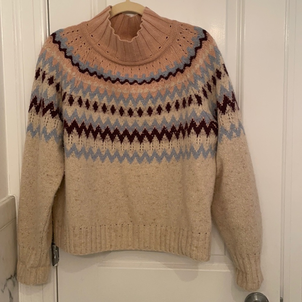 La Vie Rebecca Taylor Fair Isle Sweater